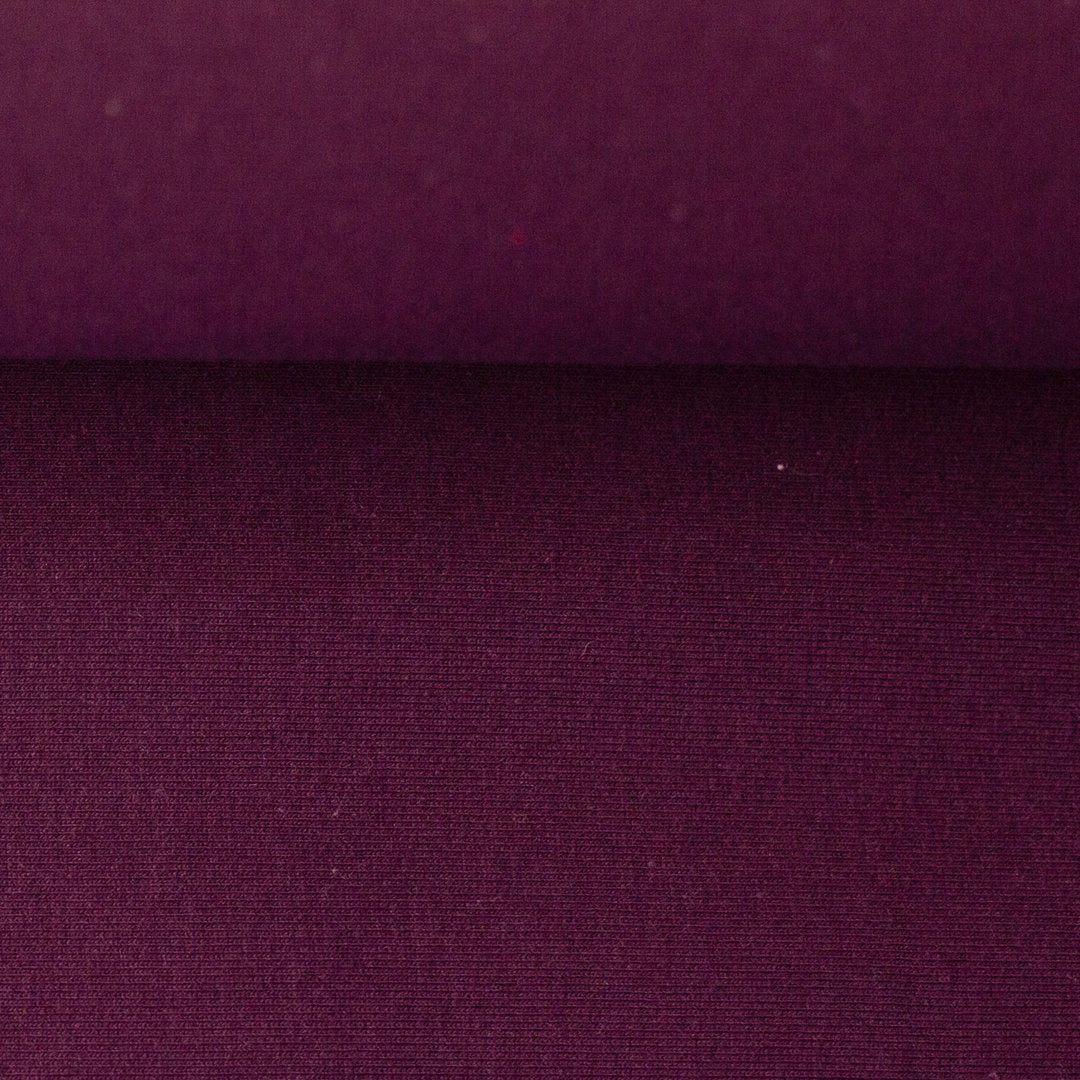 Jersey Uni Basic - aubergine / Stoff "Vanessa" von Swafing *Videovorstellung*