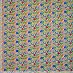 Viskose floral mit Äffchen