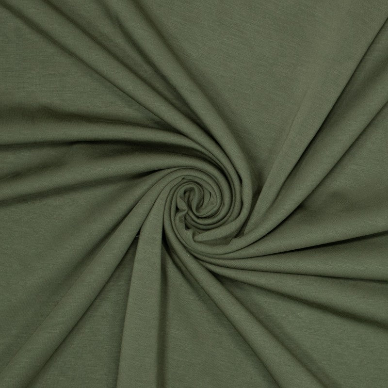 Modal Romanitjersey - oliv