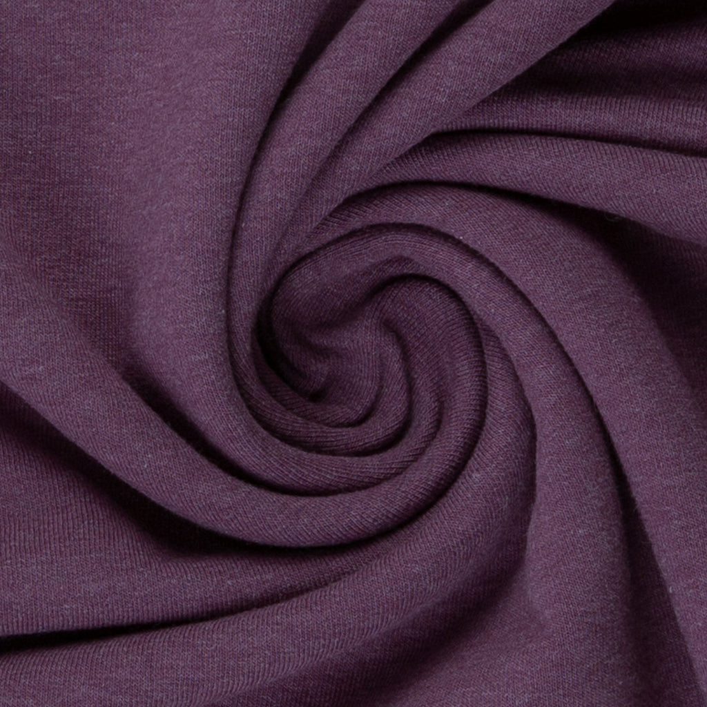 Jersey Melange Basic - beere / Stoff "Vanessa" von Swafing