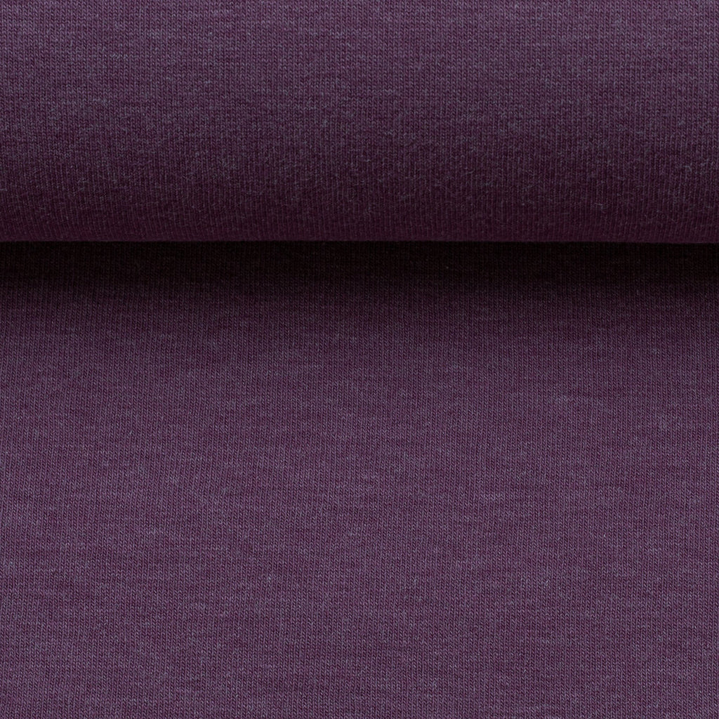 Jersey Melange Basic - beere / Stoff "Vanessa" von Swafing