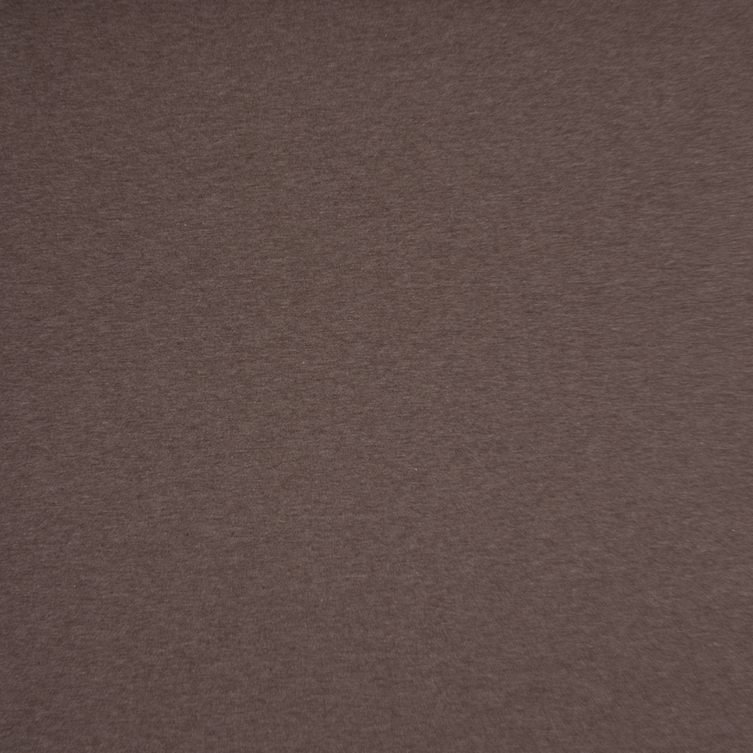 Jersey Melange Basic - braun / Stoff "Vanessa" von Swafing