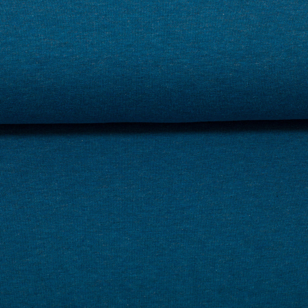 Jersey Melange Basic - petrol / Stoff "Vanessa" von Swafing