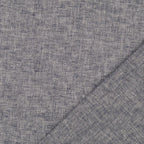 Leinen-Baumwolle fischgrät - navy