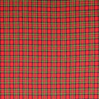 Baumwoll-Flanell Karos - rot klein