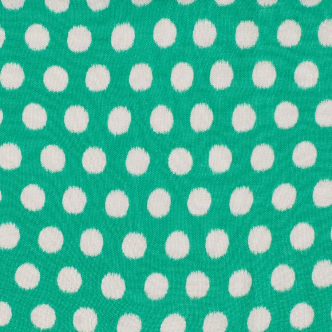 Viskose dots - grün