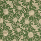 Baumwoll-Voile mit Stickerei Blüten - lindgrün - Reststück 1,7M
