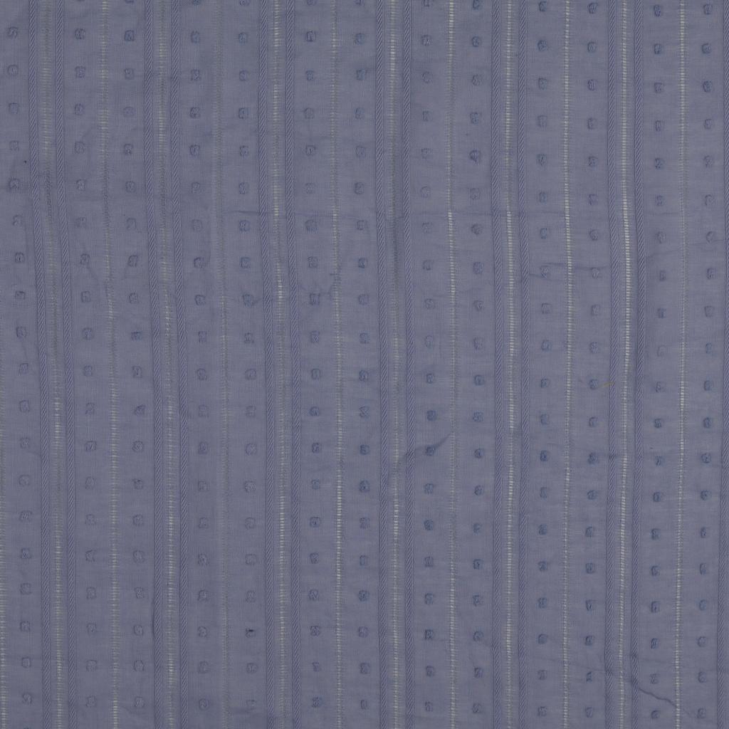 Baumwoll-Voile Dobby - jeansblau - Reststück 1,8M