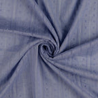 Baumwoll-Voile Dobby - jeansblau