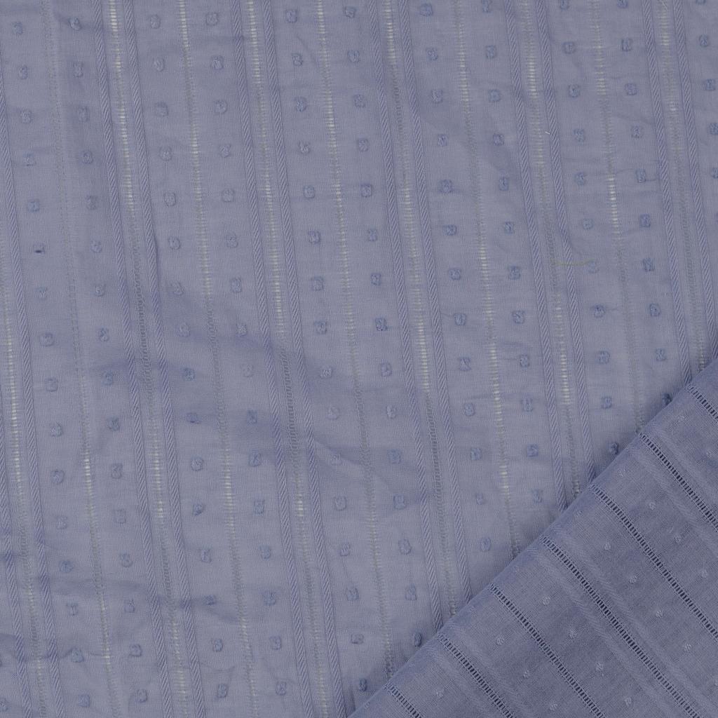 Baumwoll-Voile Dobby - jeansblau