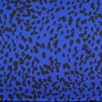 Satin Tupfen - royalblau