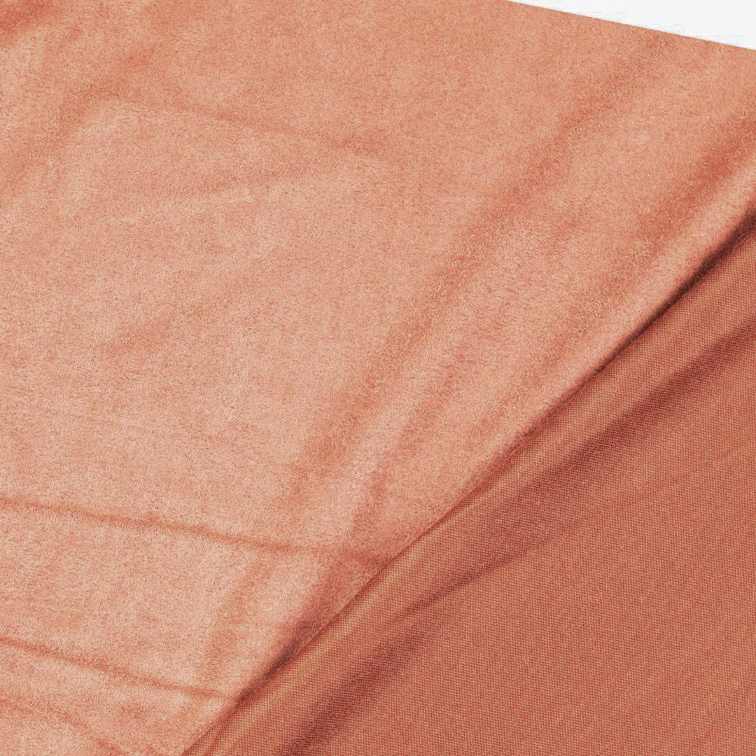 Suede, Velour-Kunstleder - altrosa - Reststück 1,7m