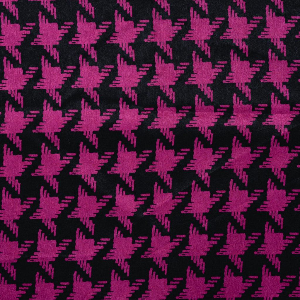 Satin Hahnentritt - magenta