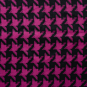 Satin Hahnentritt - magenta