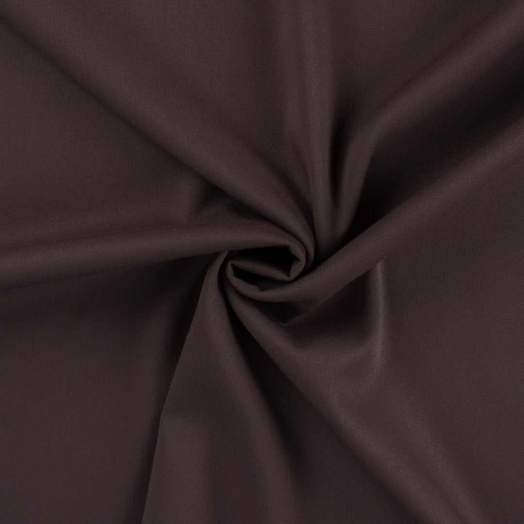 Viskose Stretch Twill - dusty brown *Videovorstellung*