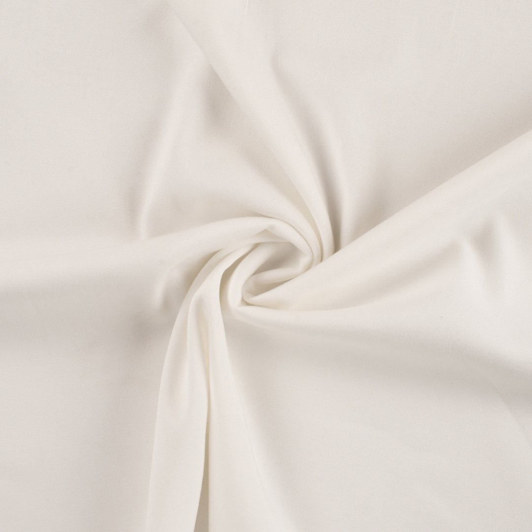 Viskose Stretch Twill - ecru *Videovorstellung*