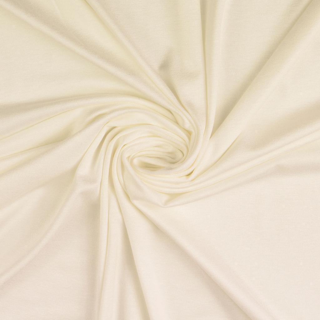 Viskosejersey uni - offwhite *Videovorstellung*