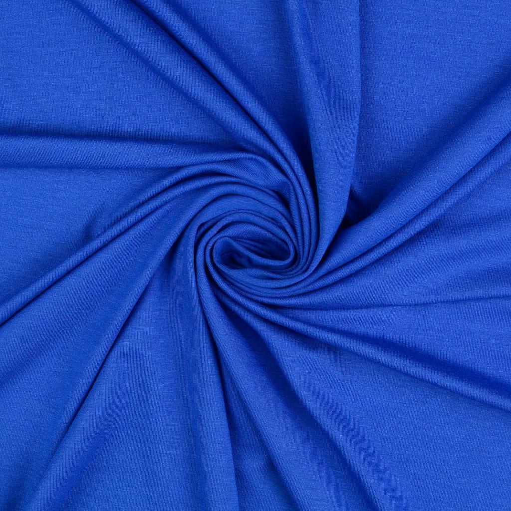 Viskosejersey uni - royalblau *Videovorstellung*