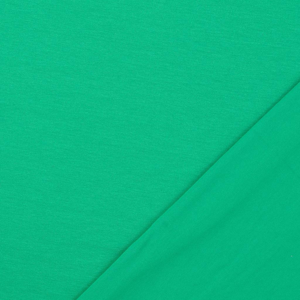 Viskosejersey uni - smaragd *Videovorstellung*