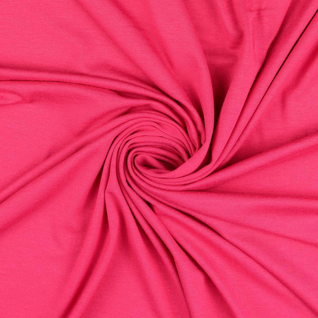 Viskosejersey uni - pink *Videovorstellung*