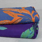 Viskose tropical - blau/orange *Videovorstellung*