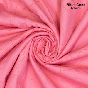 Baumwoll Popeline "Korallen" - rosa Fibre Mood *Videovorstellung*