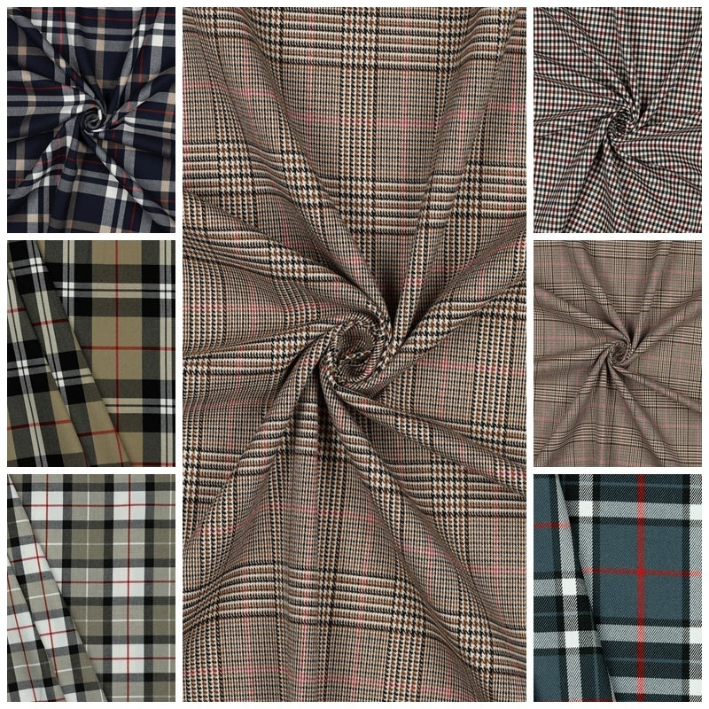 Tartan check - camel/rosa