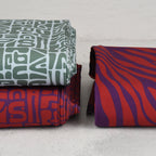 Sportstoff "Zebra" - senf/flieder