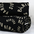 Kuschelsweat "New York" - sand/schwarz *Videovorstellung"