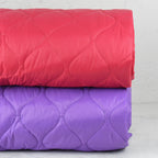 Wattierter Steppstoff leicht - matt purple *Videovorstellung*