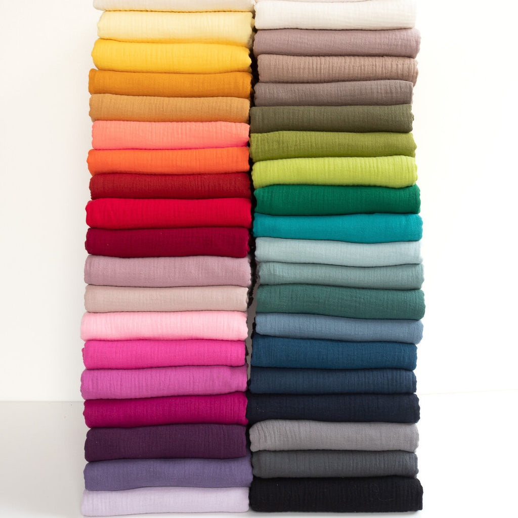 Musselin/Double Gauze "Jenke" von Swafing - schwarz