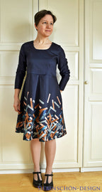 Designbeispiel: lillesol women No.60 Kleid "Magnolia" mit Video-Nähanleitung
