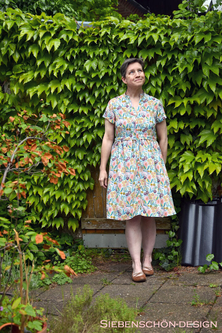 Ebook / Schnittmuster lillesol women No.102 Kleid "Catalina" *mit Video-Nähanleitung*