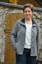 Designbeispiel: lillesol women No.68 Cardigan "Viga" mit Video-Nähanleitung
