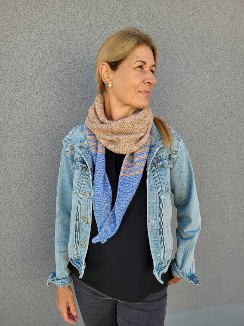 Ebook / Strickanleitung lillesol knits No.4 Dreieckstuch "Vira"