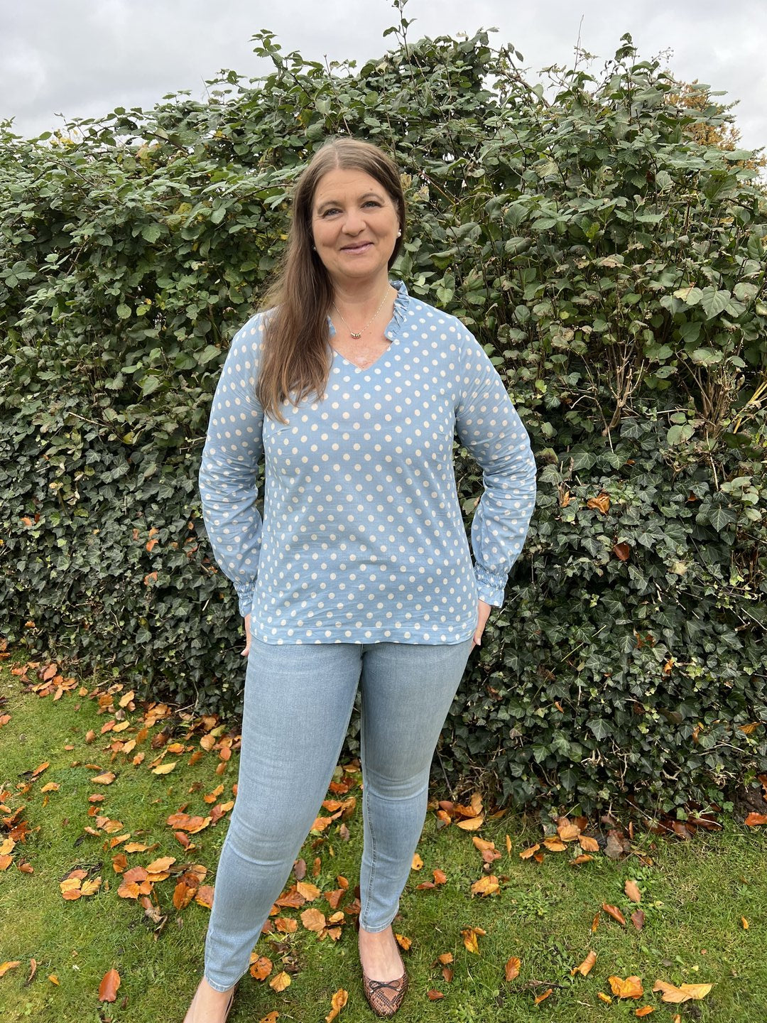 Designbeispiel: lillesol women No.84 Bluse "Violeta"