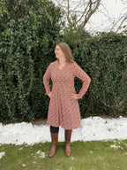 Designbeispiel: lillesol women No.60 Kleid "Magnolia" mit Video-Nähanleitung