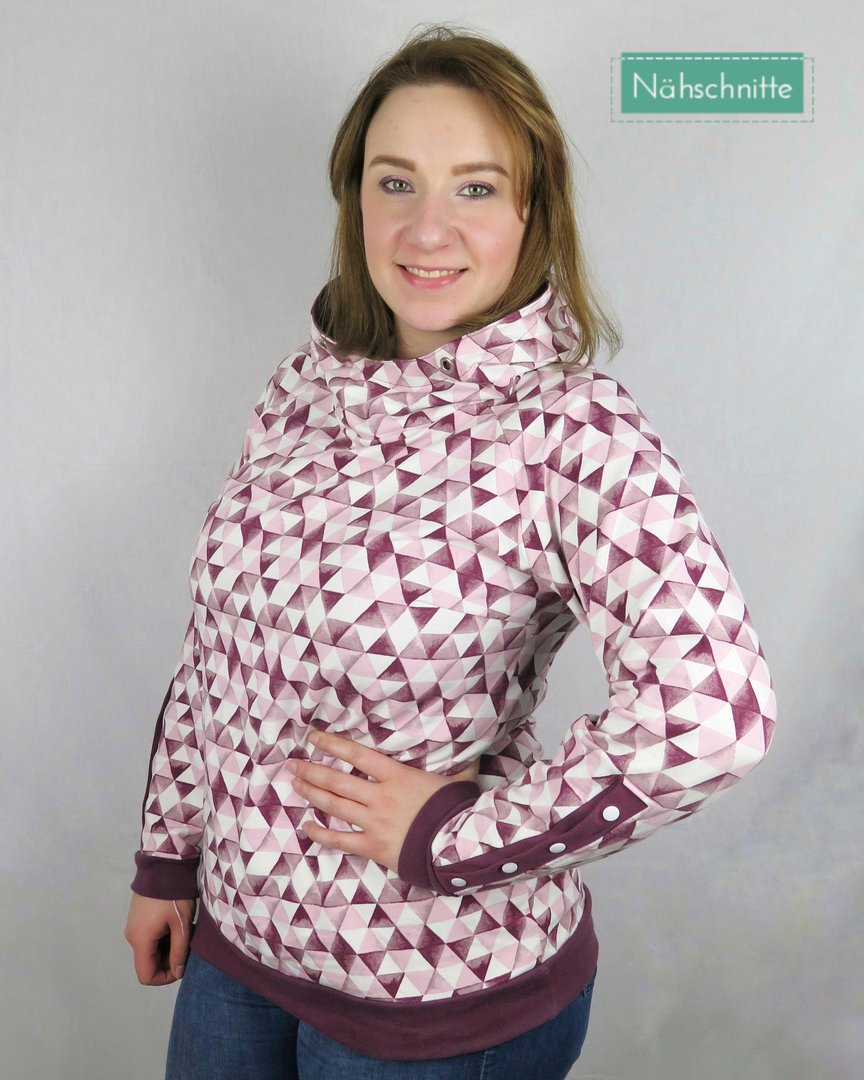 Designbeispiel: lillesol women No.39 Raglan-Hoodie
