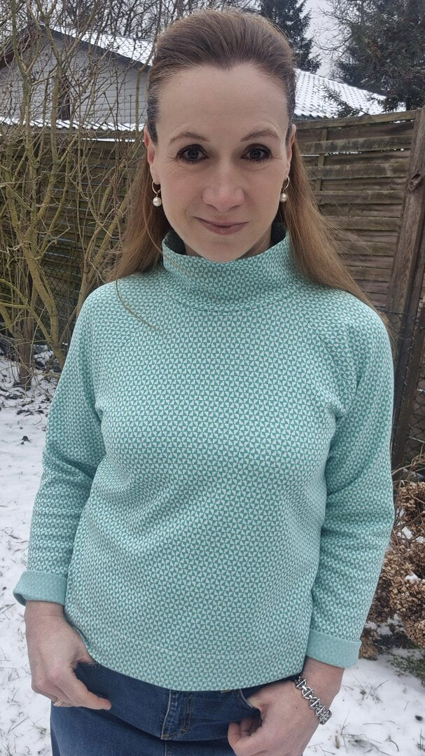 Designbeispiel: lillesol women No.101 Raglansweater "Raisa"