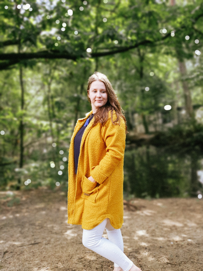 Designbeispiel: lillesol women No.75 Strickmantel/Coatigan "Ama"