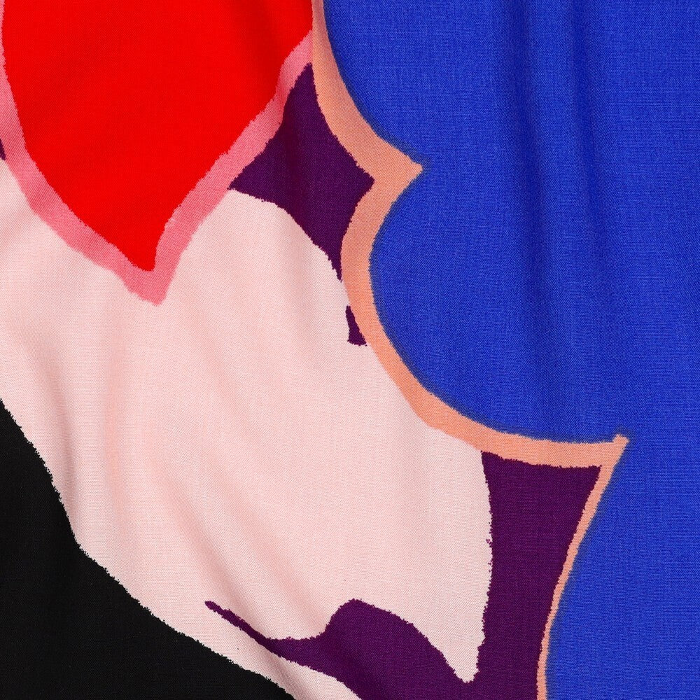 Viskose abstract - rosa/blau