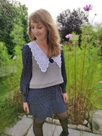 Designbeispiel: lillesol women No.67 Pullunder & Kleid "Tira"