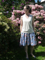 Designbeispiel: lillesol women No.66 A-Linien-Rock "Alba"