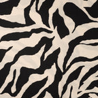 Viskosegemisch "Air Flow Zebra" - schwarz/ecru