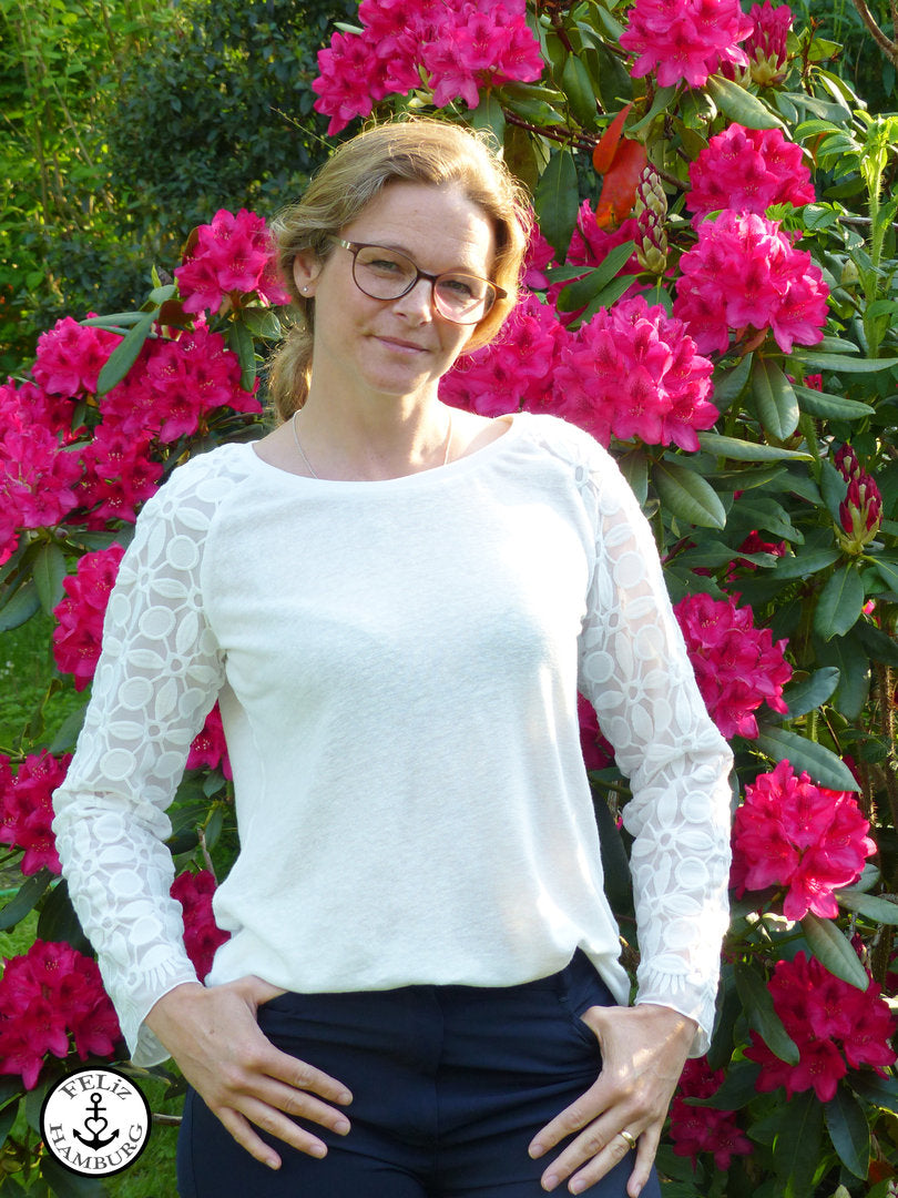 Designbeispiel: lillesol women No.65 Raglanshirt "Combina"