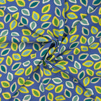 Viskose Papayas - royalblau