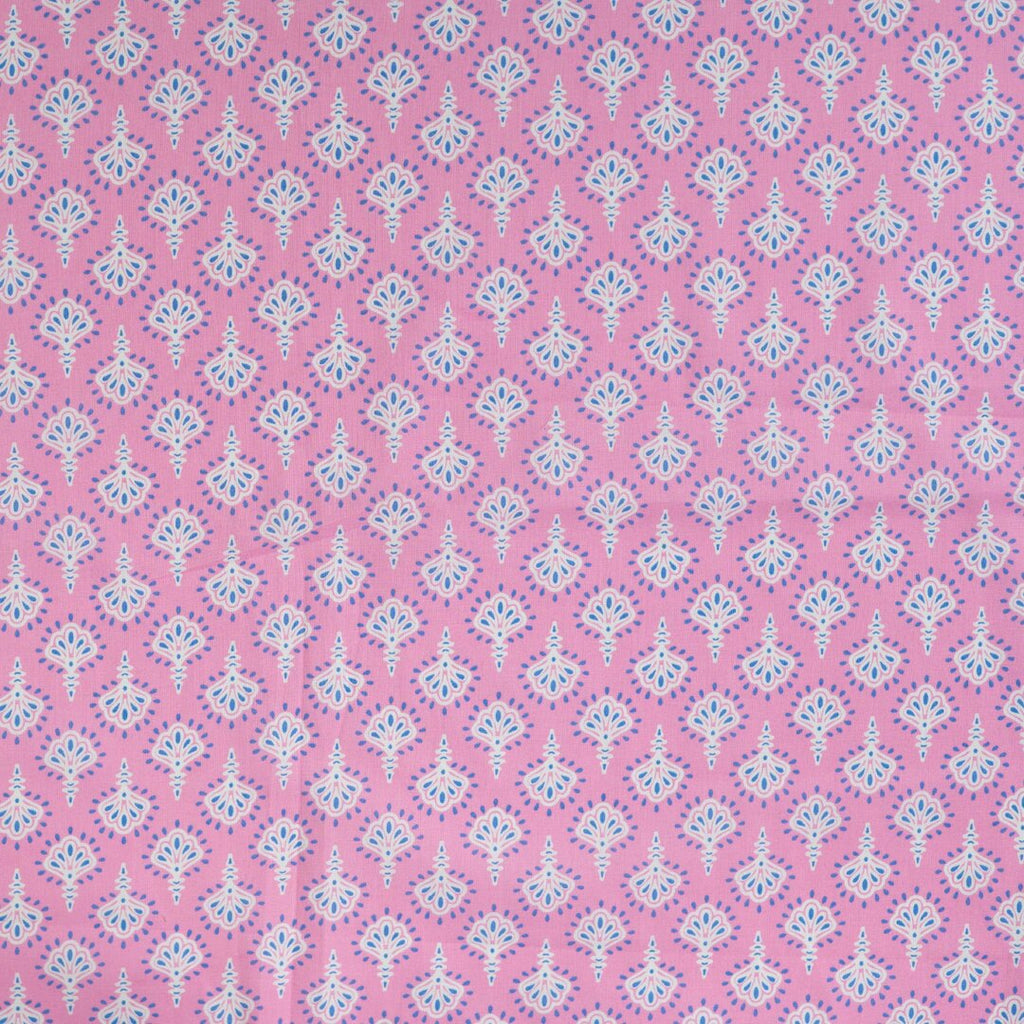 Baumwoll Voile "Ornamente" - hellrosa