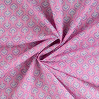 Baumwoll Voile "Ornamente" - hellrosa