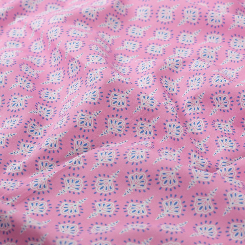 Baumwoll Voile "Ornamente" - hellrosa