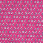 Baumwoll Voile "abstrakt" - pink/türkis